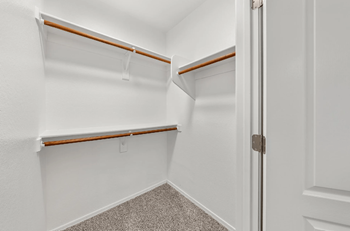 Spacious closets